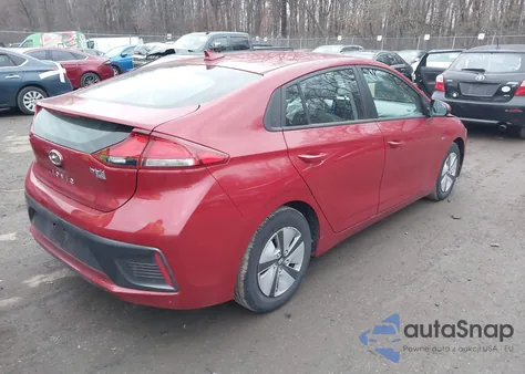 2020 Hyundai Ioniq Hybrid Blue из США, поврежденный, VIN KMHC65LC0LU206992